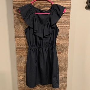 Black Ruffle Dress